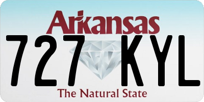 AR license plate 727KYL