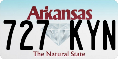 AR license plate 727KYN
