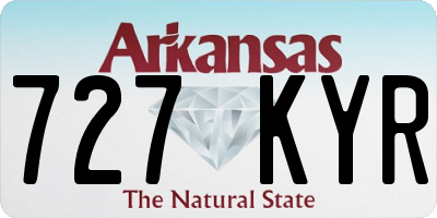 AR license plate 727KYR