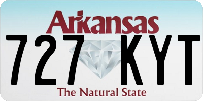 AR license plate 727KYT