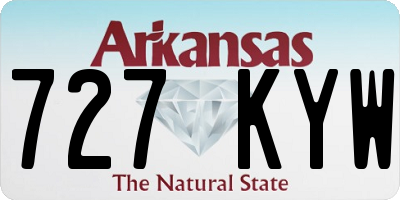 AR license plate 727KYW