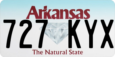 AR license plate 727KYX