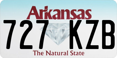 AR license plate 727KZB