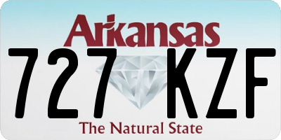 AR license plate 727KZF