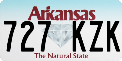 AR license plate 727KZK