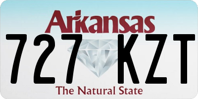 AR license plate 727KZT