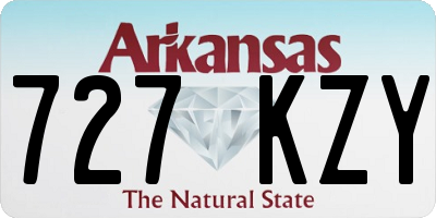 AR license plate 727KZY
