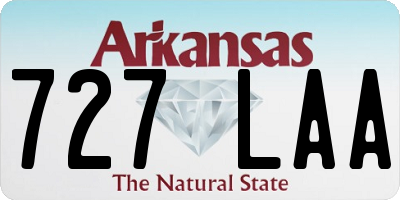 AR license plate 727LAA