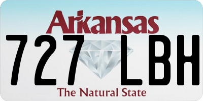 AR license plate 727LBH