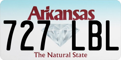 AR license plate 727LBL