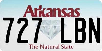 AR license plate 727LBN