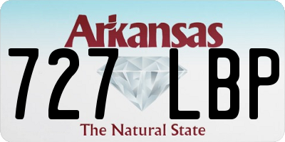 AR license plate 727LBP