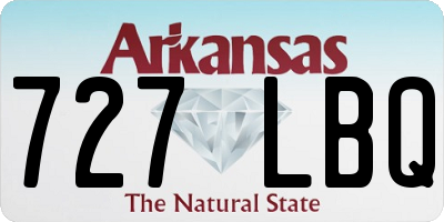 AR license plate 727LBQ