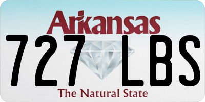 AR license plate 727LBS