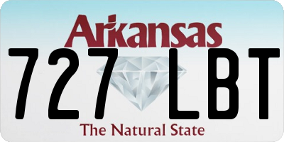 AR license plate 727LBT