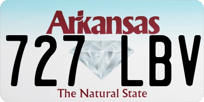 AR license plate 727LBV