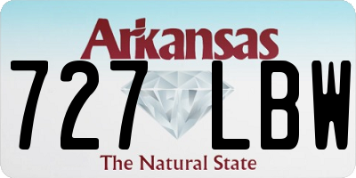 AR license plate 727LBW