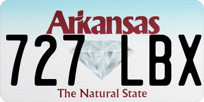AR license plate 727LBX