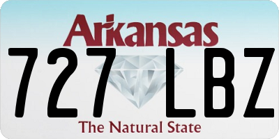 AR license plate 727LBZ