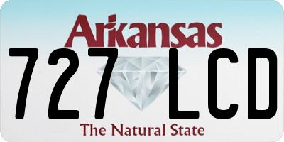 AR license plate 727LCD