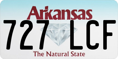 AR license plate 727LCF