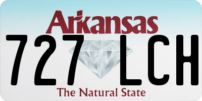 AR license plate 727LCH
