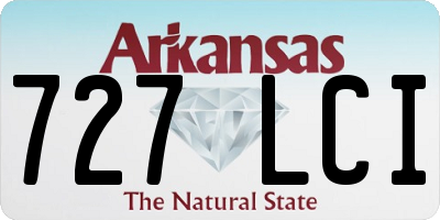 AR license plate 727LCI