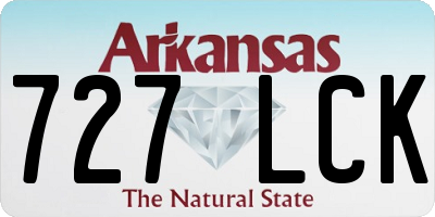 AR license plate 727LCK