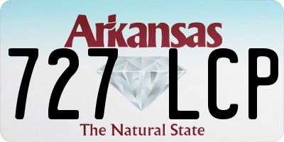 AR license plate 727LCP