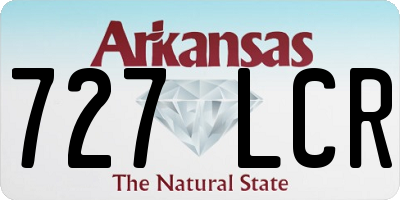 AR license plate 727LCR