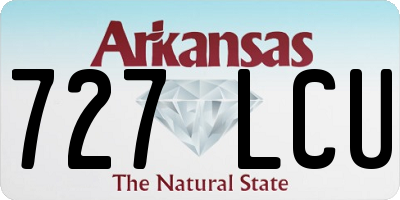 AR license plate 727LCU