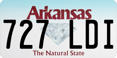 AR license plate 727LDI
