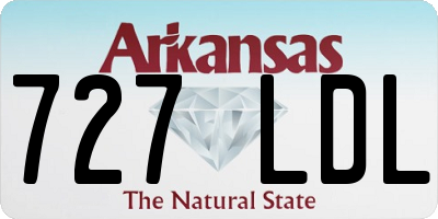 AR license plate 727LDL