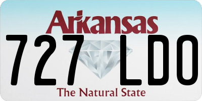 AR license plate 727LDO