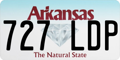 AR license plate 727LDP