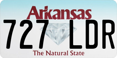 AR license plate 727LDR