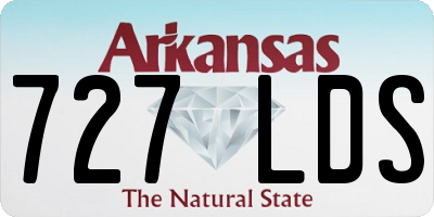 AR license plate 727LDS