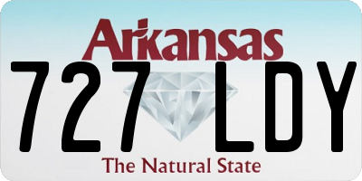 AR license plate 727LDY