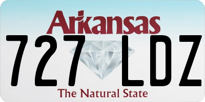AR license plate 727LDZ