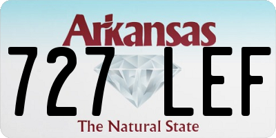 AR license plate 727LEF