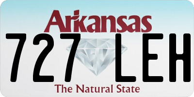 AR license plate 727LEH
