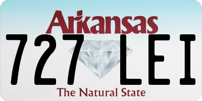 AR license plate 727LEI