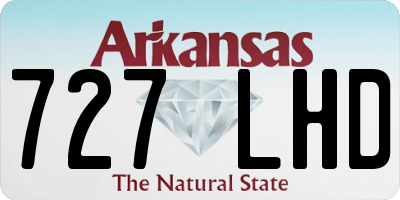 AR license plate 727LHD