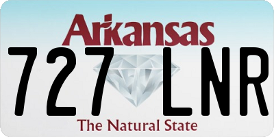 AR license plate 727LNR