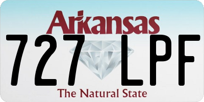 AR license plate 727LPF