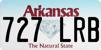 AR license plate 727LRB