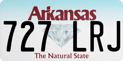 AR license plate 727LRJ
