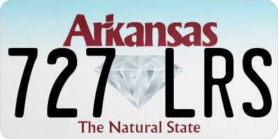 AR license plate 727LRS