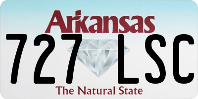 AR license plate 727LSC