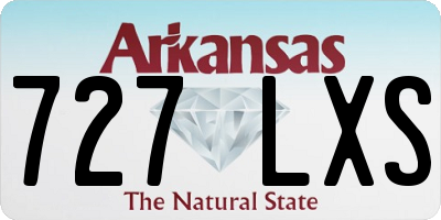 AR license plate 727LXS